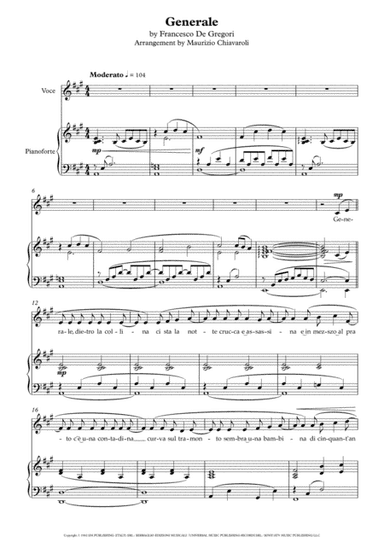 Generale (arr. Maurizio Chiavaroli)