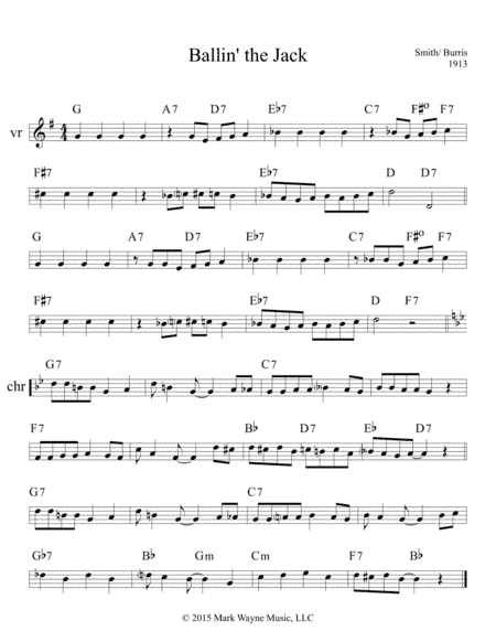 Ballin' the Jack (arr. Mark Huxhold)