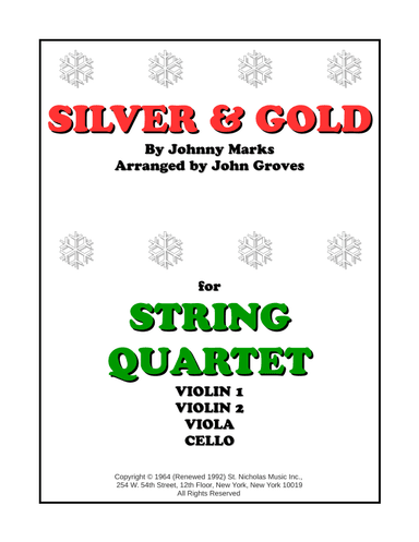 Silver And Gold (arr. John Groves)
