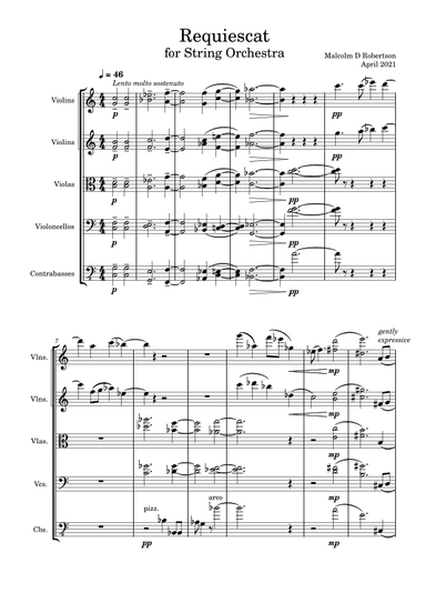 Requiescat for String Orchestra
