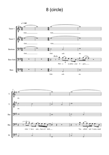 8 (circle) (arr. Sam Harrop)
