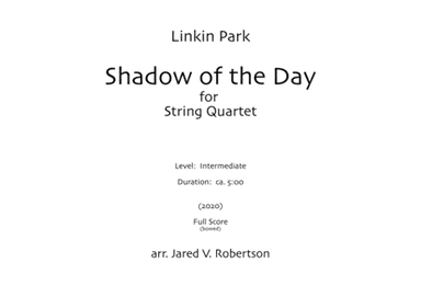 Shadow Of The Day - Score Only (arr. Jared V. Robertson)
