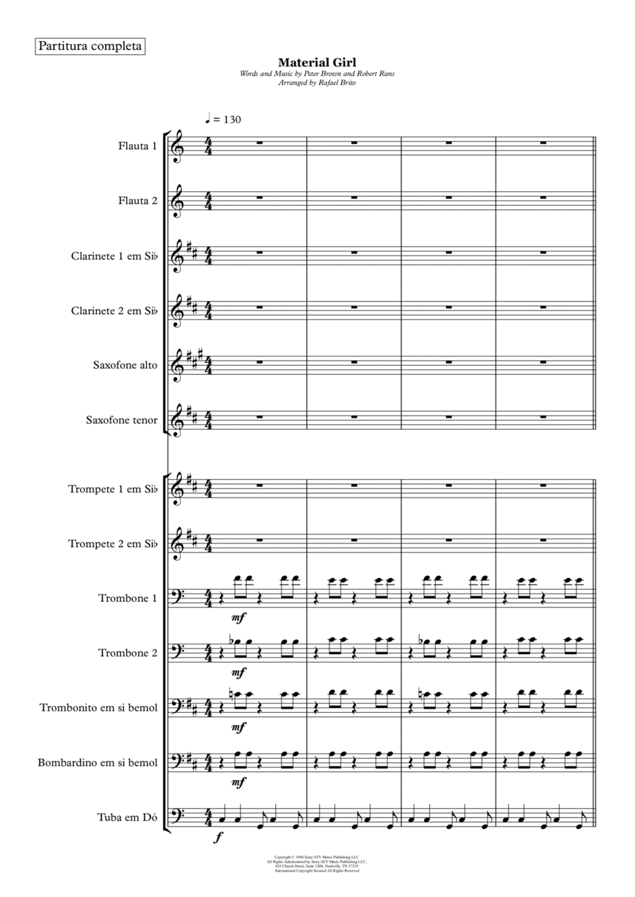 Material Girl (arr. Rafael Brito)