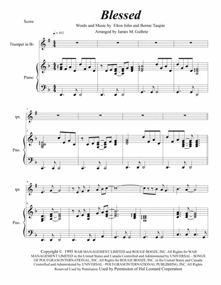 Blessed (arr. James M. Guthrie)