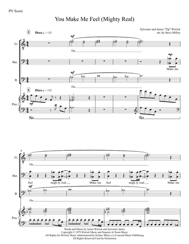 You Make Me Feel (mighty Real) (arr. Steve Milloy)