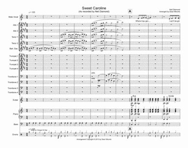Sweet Caroline (arr. Dean Mounts)
