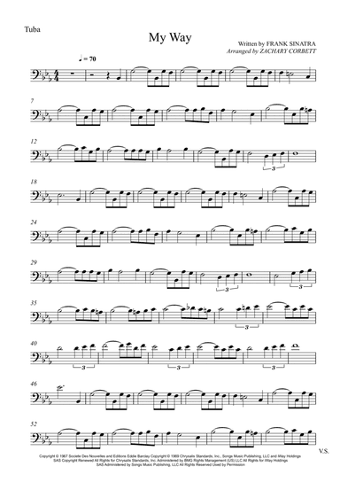 My Way (arr. Zachary Corbett)