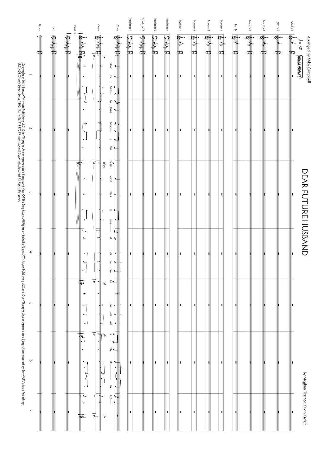 Dear Future Husband (arr. Mike Campbell)