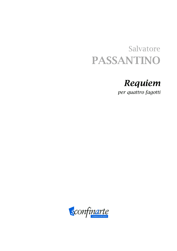 Salvatore Passantino: REQUIEM (ES-21-045) - Score Only