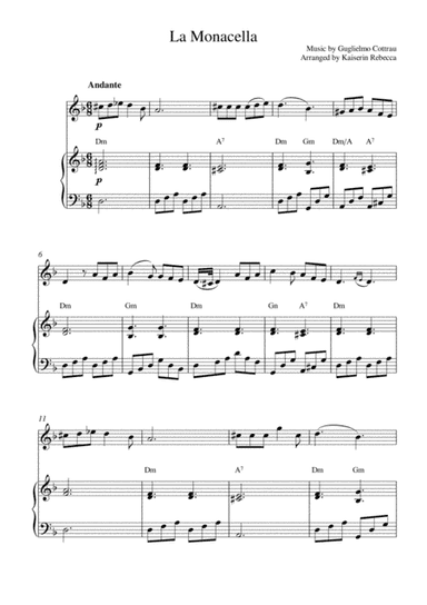La Monacella (arr. Kaiserin Rebecca)