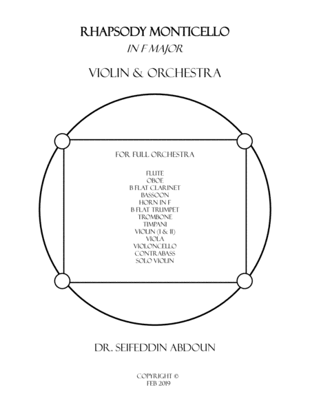 Rhrapsody Monticello in F major_Violin & Orchestra