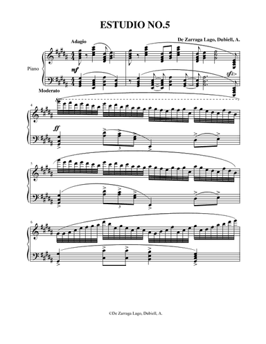 Ten Etudes No.5