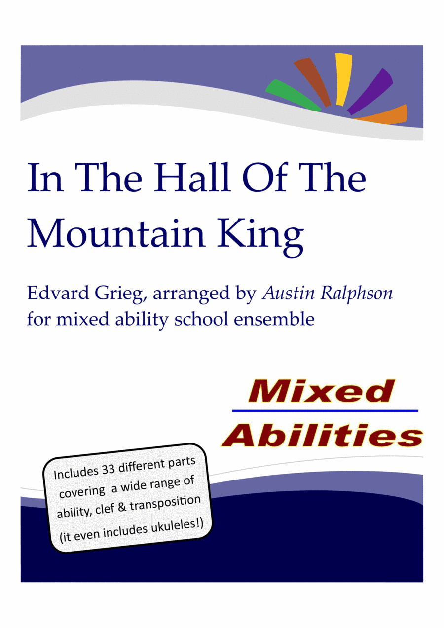 HALLOWEEN: In The Hall Of The Mountain King for school ensembles - Mixed Abilities Classroom Groups (arr. Austin Ralphson)