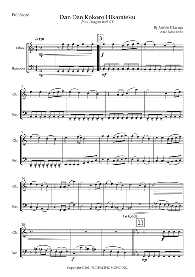 Dragon Ball Gt (arr. Fabio Britto)