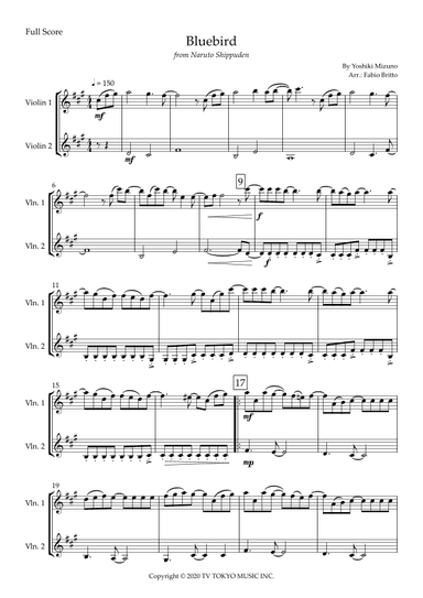 Ikimono Gakari's Blue Bird (arr. Fabio Britto)