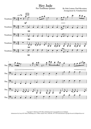 Hey Jude (arr. Yonathan Katz)