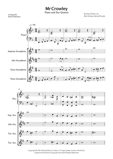 Mr. Crowley (arr. Daniel Nakamura)
