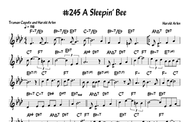 A Sleepin' Bee (arr. John Fries)
