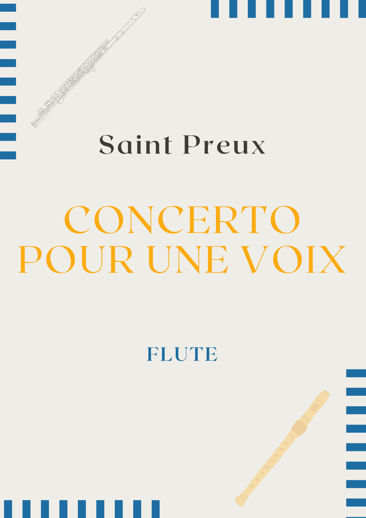 Concerto Pour Une Voix (arr. Leo Silva)