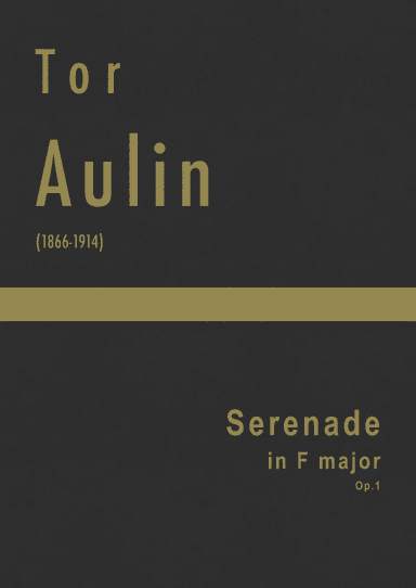Aulin - Serenade in F major, Op.1 (arr. J.G. Cucó Barber)