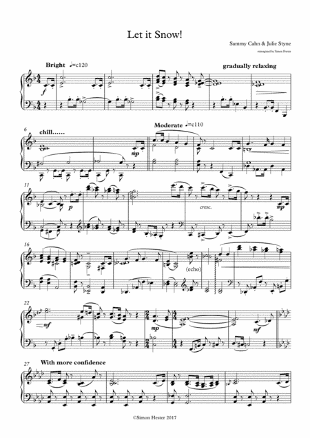 Let It Snow! Let It Snow! Let It Snow! (arr. Simon Hester)