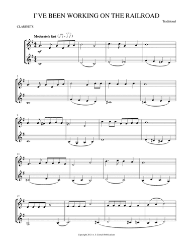 I’ve Been Working on the Railroad (arr. Mark Phillips)