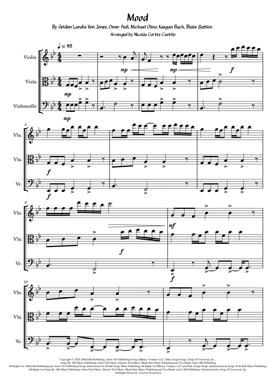 Mood (arr. Nicolás Cortés Castillo)