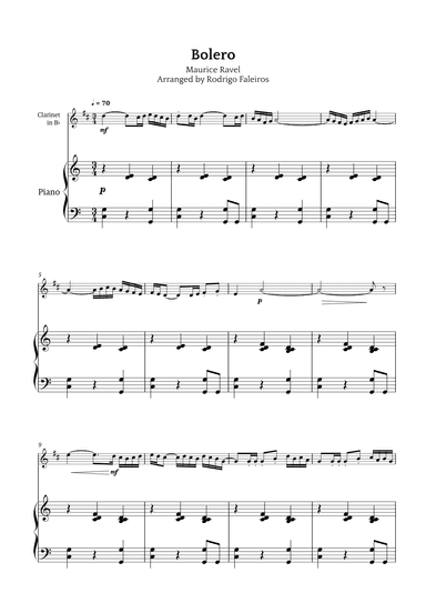 Bolero (arr. Rodrigo Faleiros)