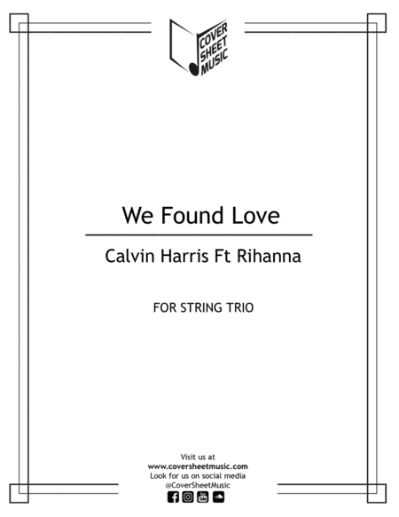 We Found Love (arr. Jose Quintana)