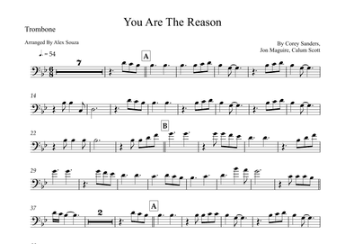 You Are The Reason (arr. Alex Souza)