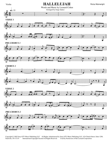 Hallelujah (arr. Jorge Juárez)