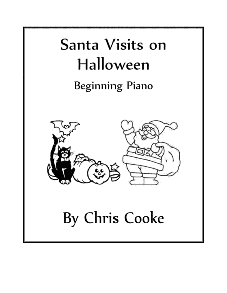 SANTA VISITS ON HALLOWEEN