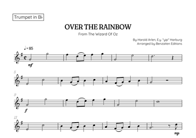 Over The Rainbow (arr. Benzaiten Editions)