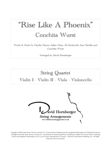 Rise Like A Phoenix (arr. David Hornberger)