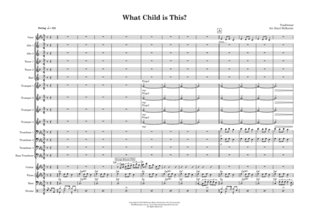 What Child s This (Vanessa Williams) Vocal with Big Band key of Cminor (arr. Daryl McKenzie)