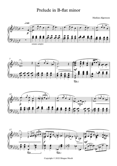 Prelude in B-flat minor