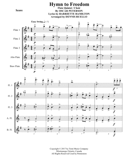 Hymn To Freedom (arr. Dennis Ruello)