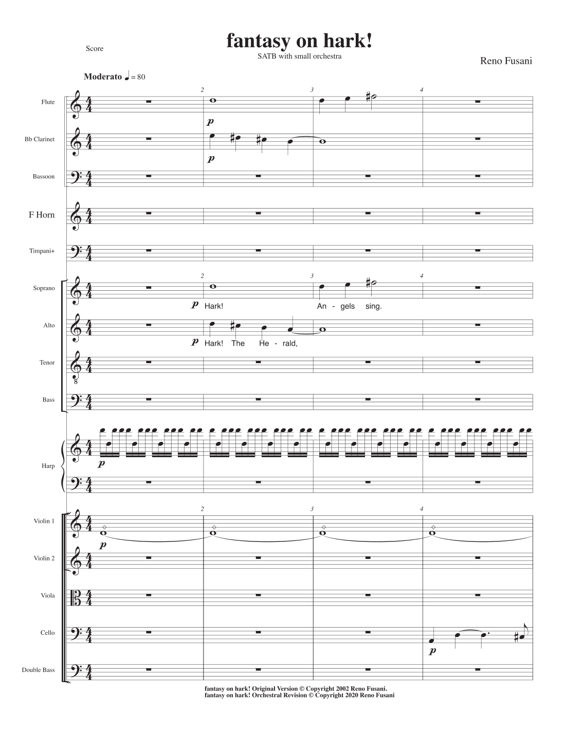 fantasy on hark! (orchestral version)