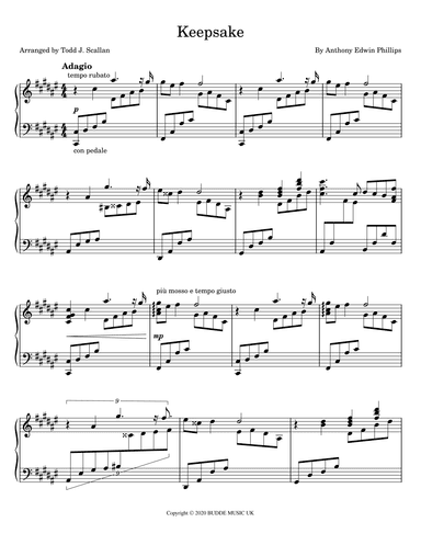Keepsake (arr. Todd J. Scallan)