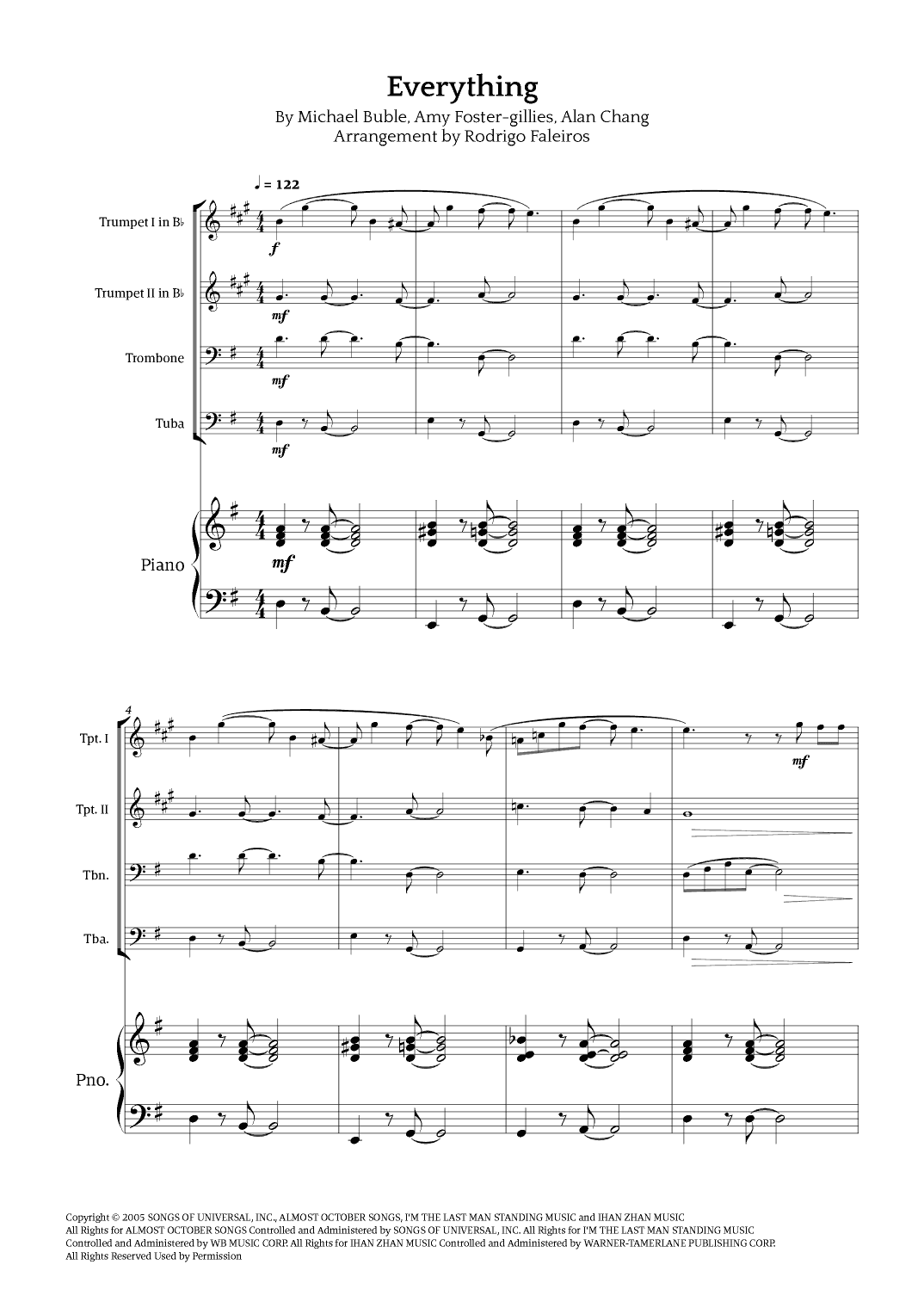 Everything (arr. Rodrigo Faleiros)