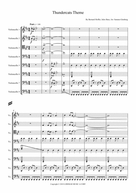 Thundercats (arr. Samara Ginsberg)