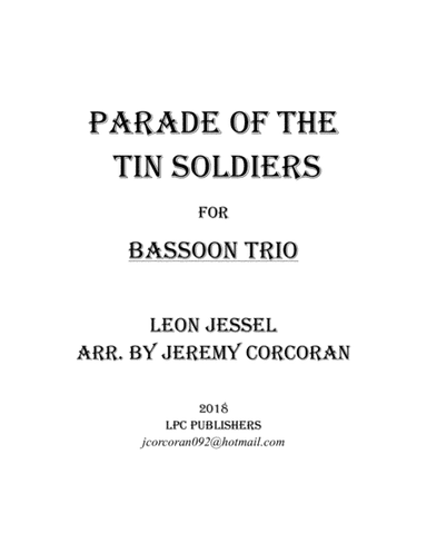 Parade of the Tin Soldiers for Three Bassoons (arr. Jeremy Corcoran)