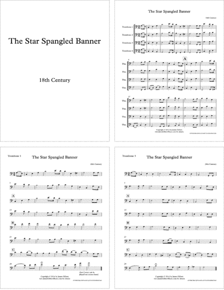 The Star Spangled Banner (National Anthem) (arr. James Gilbert)