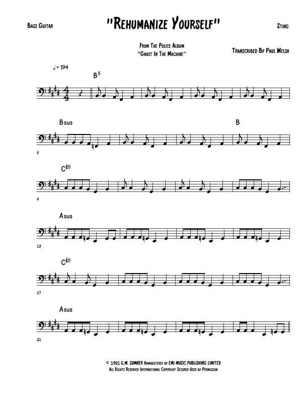 Rehumanize Yourself (arr. P Welsh)