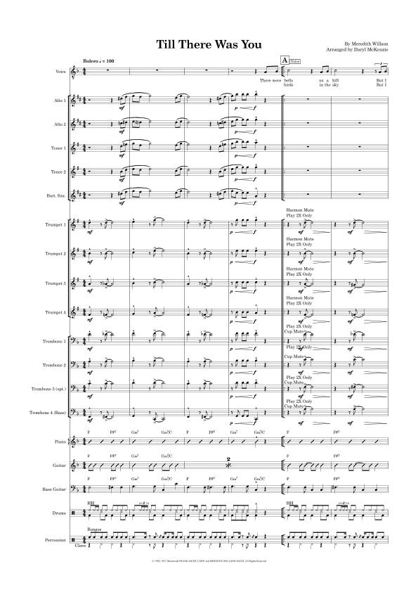 Till There Was You (arr. Daryl McKenzie)