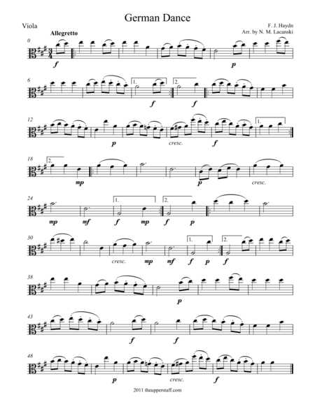 German Dance (arr. Nick Lacanski)