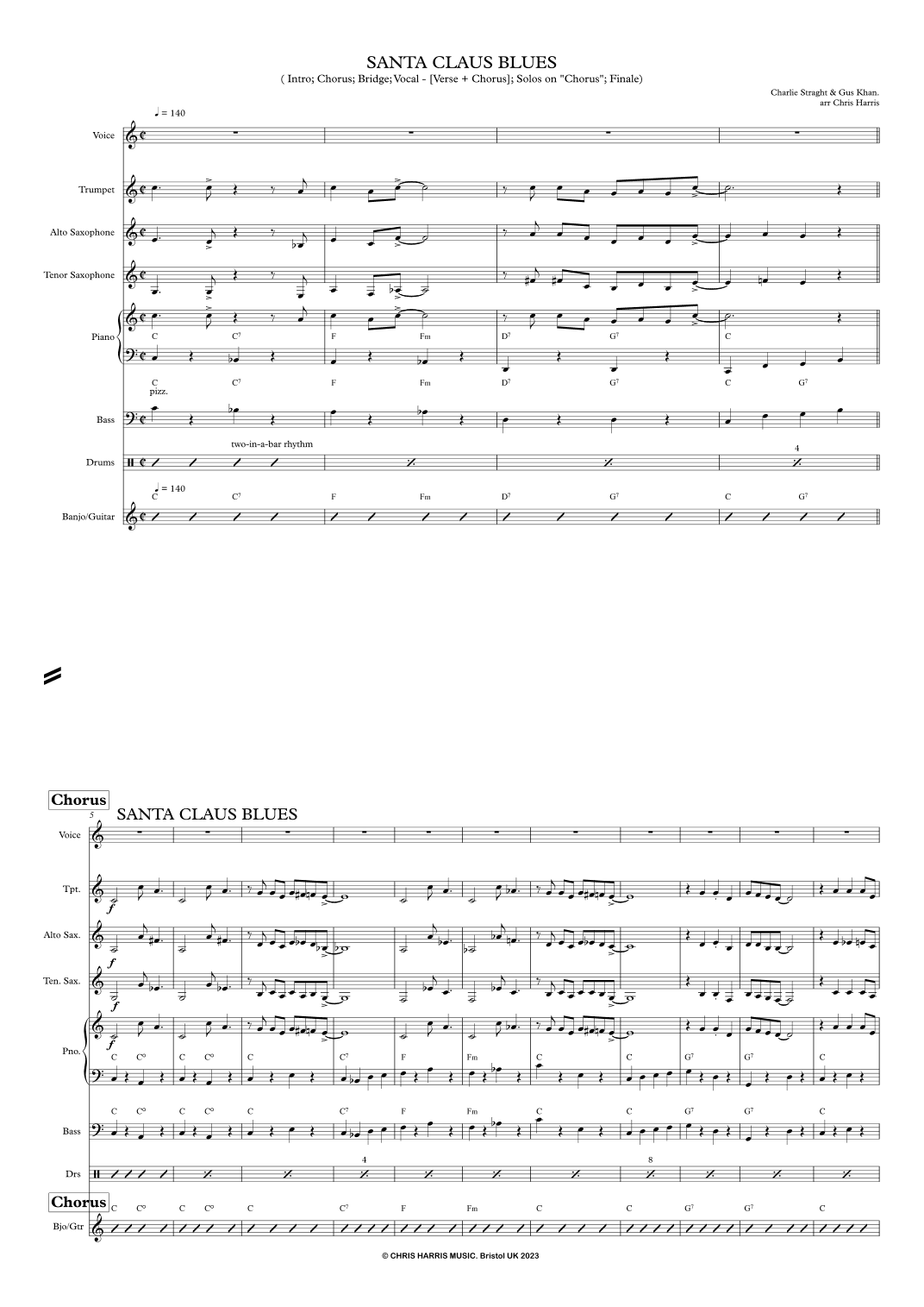 Santa Claus Blues (arr. Chris Harris)