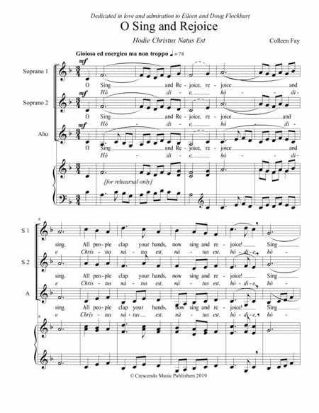 O Sing and Rejoice (Christus Natus Est)