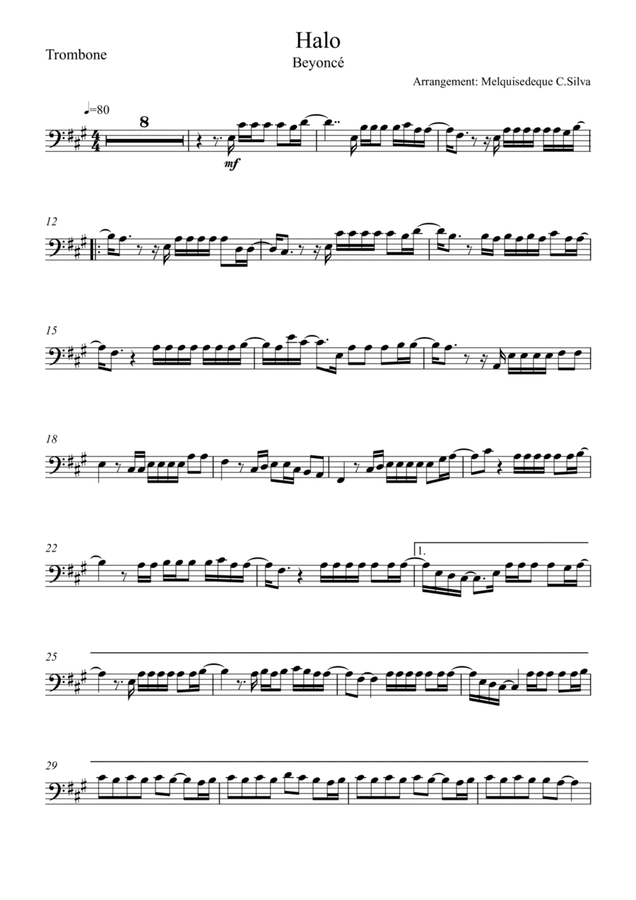 Halo (arr. Melquisedeque C.Silva)