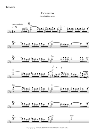 Benzinho (arr. Fabio Carrilho)
